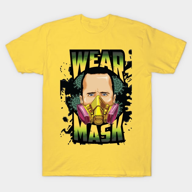 Friendly Reminder to Wear Mask T-Shirt by CarloMania